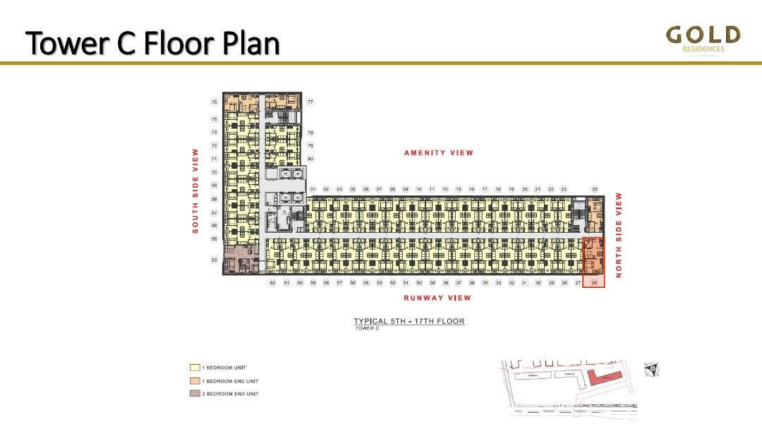 Gold Residences facing Runway, Property, For Sale, Apartments & Condos