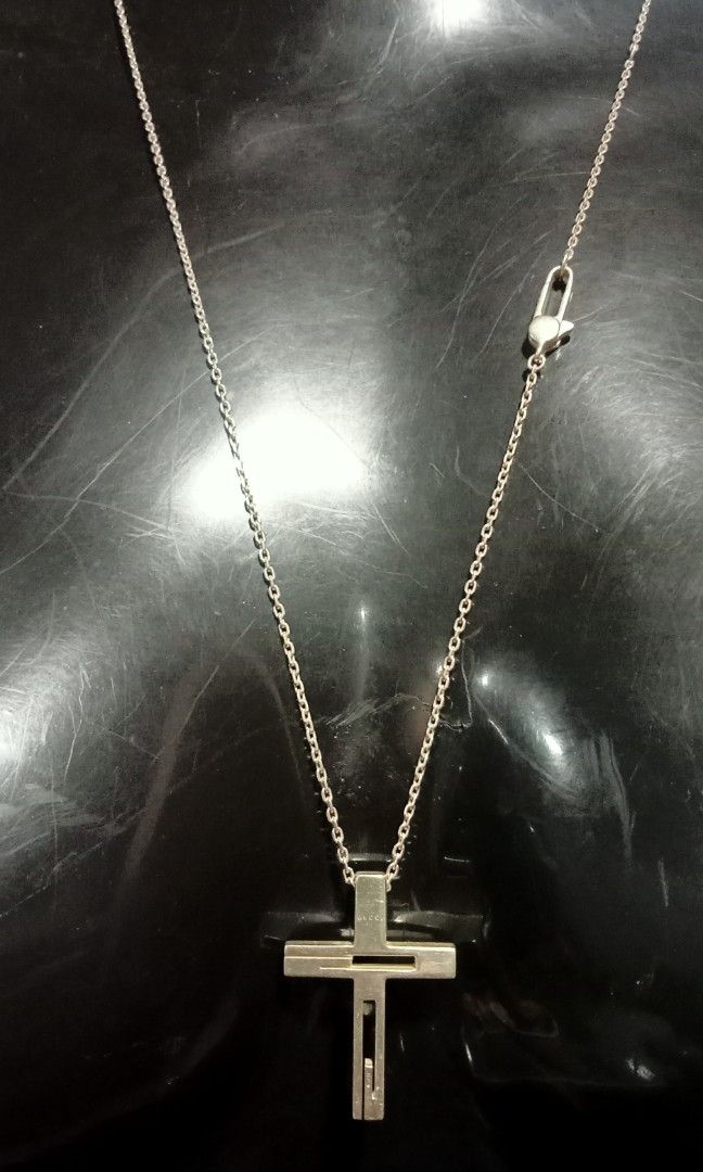 Gucci Cross Necklace Women s Fashion Jewelry Organizers