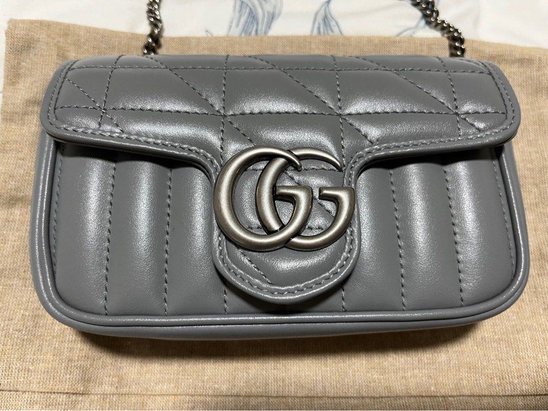 Gucci marmont sales grey