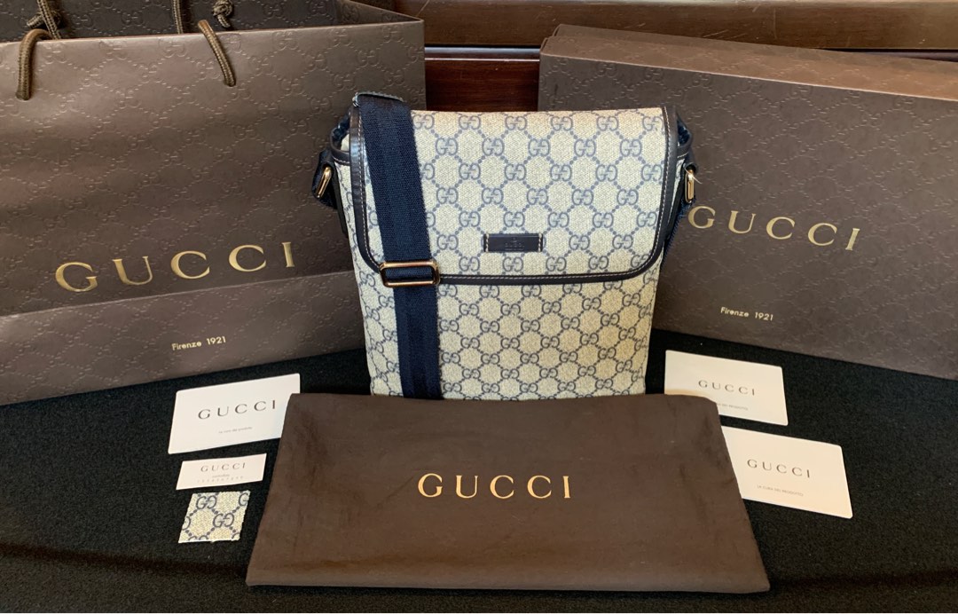 GUCCI MESSENGER FLAP BAG, Luxury, Bags & Wallets on Carousell