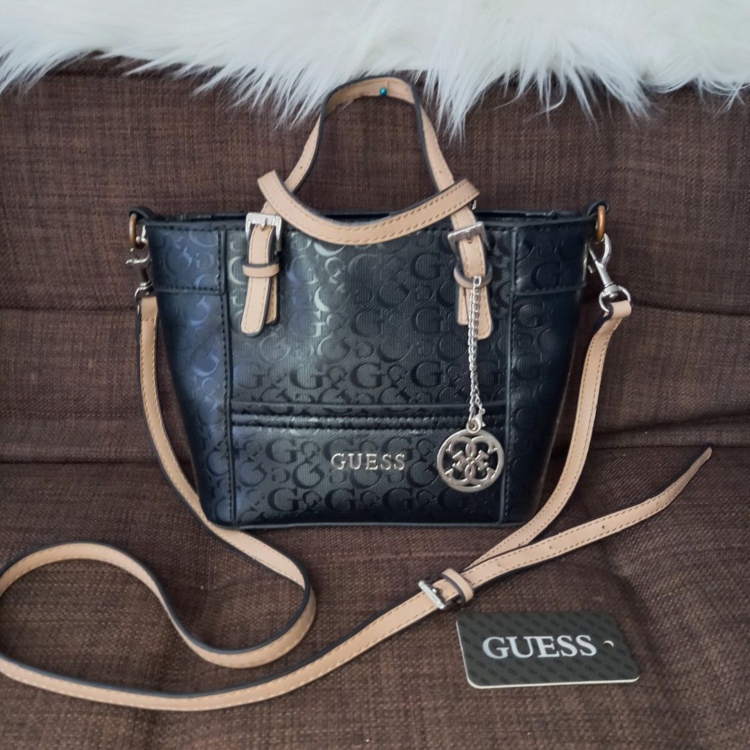 Guess Delaney Mini Tote Bag Bisa Sling Fesyen Wanita Tas