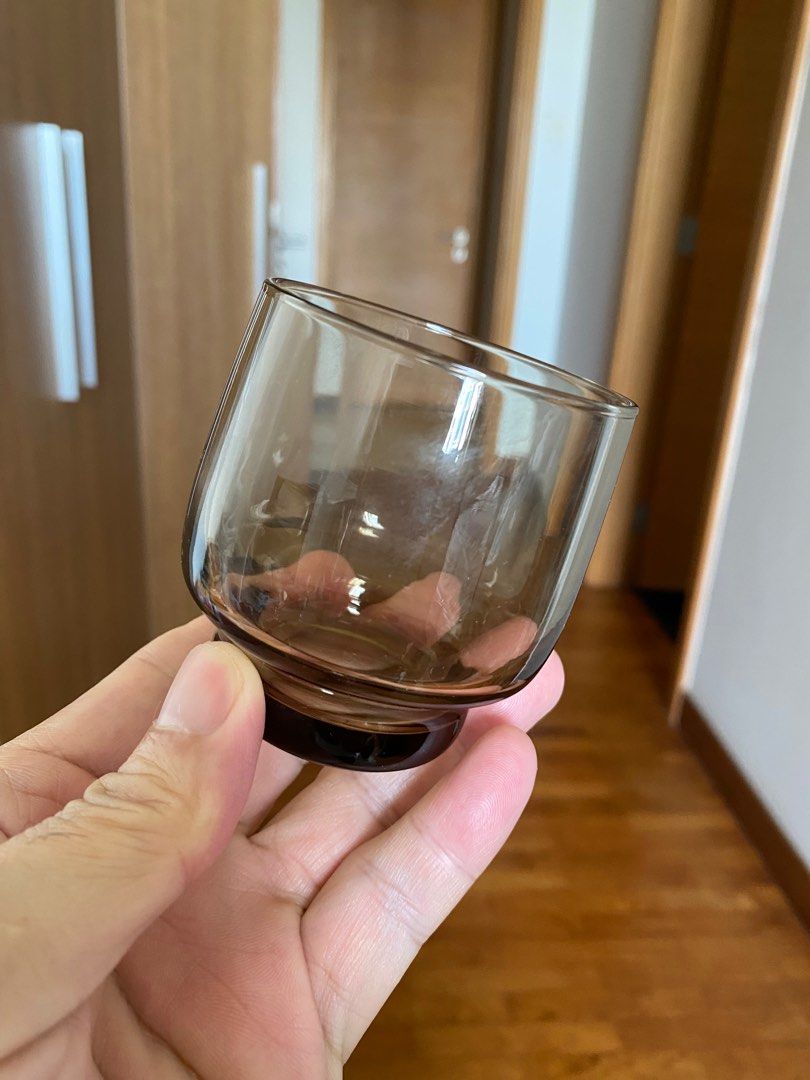 @ $2 per unit Vintage France approx 150 ml Luminarc/ARC Smoke Grey/Brown Drinking Glasses/Tumblers (Category: Water Bottles & Tumblers) located in Singapore. Submitted by llk520 (Listing ID 1267959500, Image 3). Description: ❤️ Whats App 83 520 520 if I don’t respond ❤️ If you have price idea or payment term drastically different from mine please state upfront or else I won’t continue with the communication/deal ❤️ If item is not marked RESERVED 
