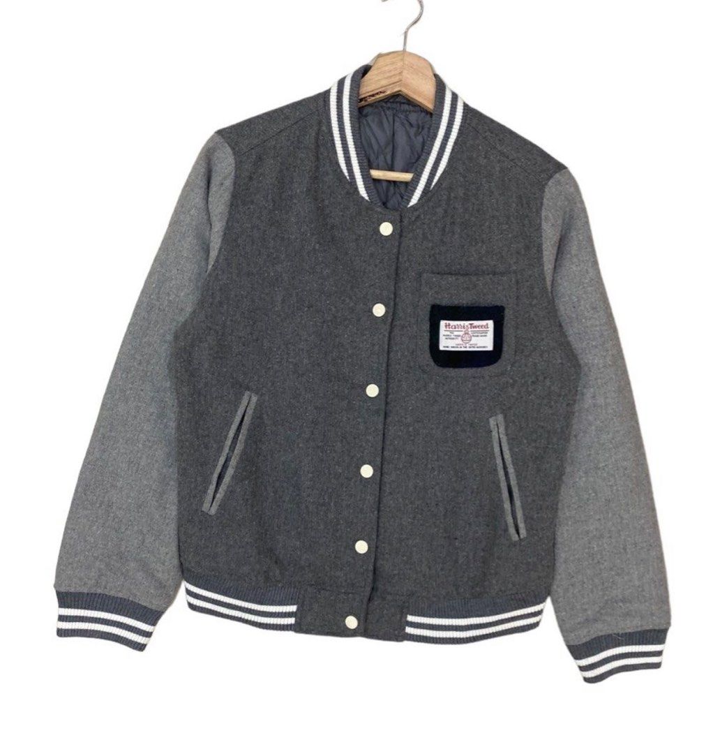 Fashion wool varsity jacket deals