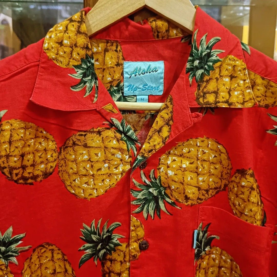 Pineapple button up shirt new arrivals