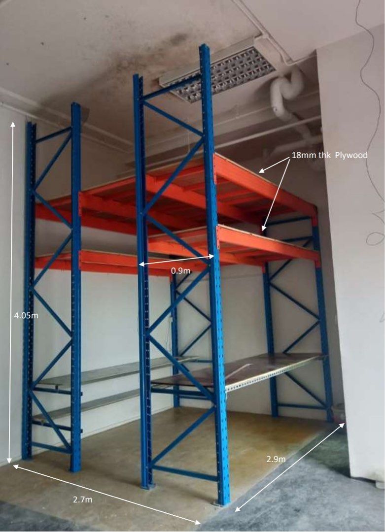 Heavy Duty Metal Rack (Self Assembly), Furniture & Home Living, Home