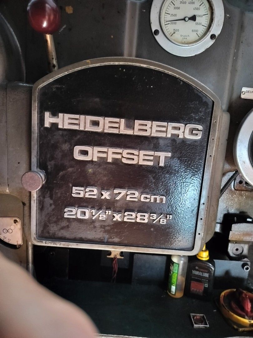 Heidelberg KORS offset printing press machine (Category: Industrial Equipment) located in Quezon City. Submitted by sicnarf_95 (Listing ID 1269726270, Image 1). Description: Heidelberg KORS offset printing machine Quezon City location direct buyer only.