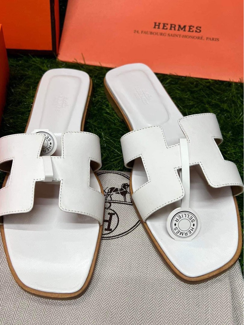 Hermes Oran Size 3542, Women's Fashion, Footwear, Slippers and slides