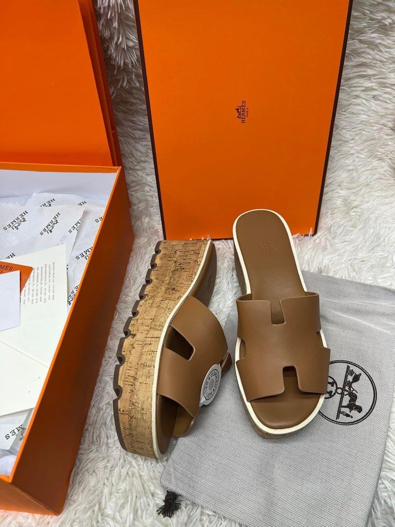Hermes Oran wedge size 35 42 Women s Fashion Footwear Wedges on