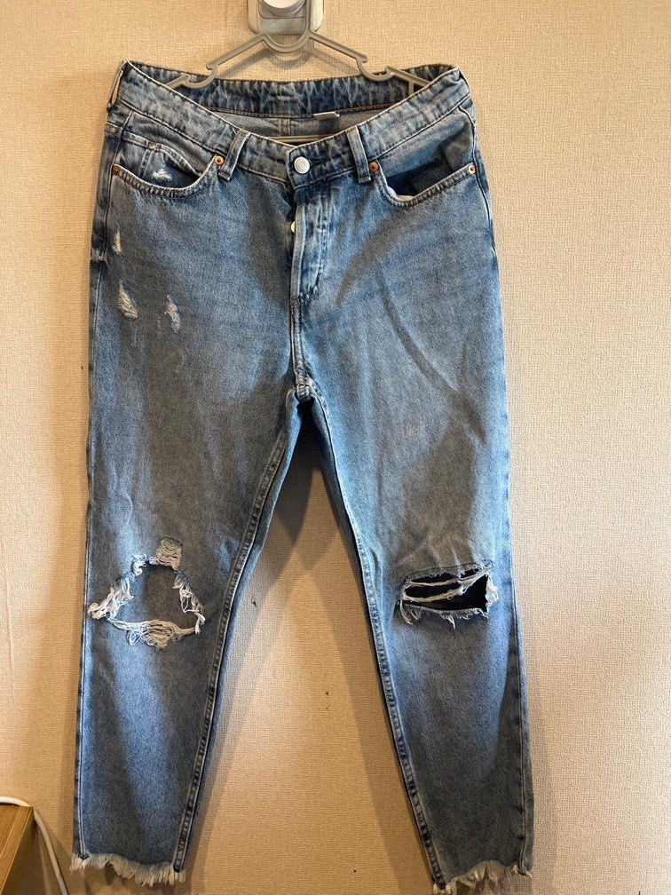 H&M boyfriend low waist denim