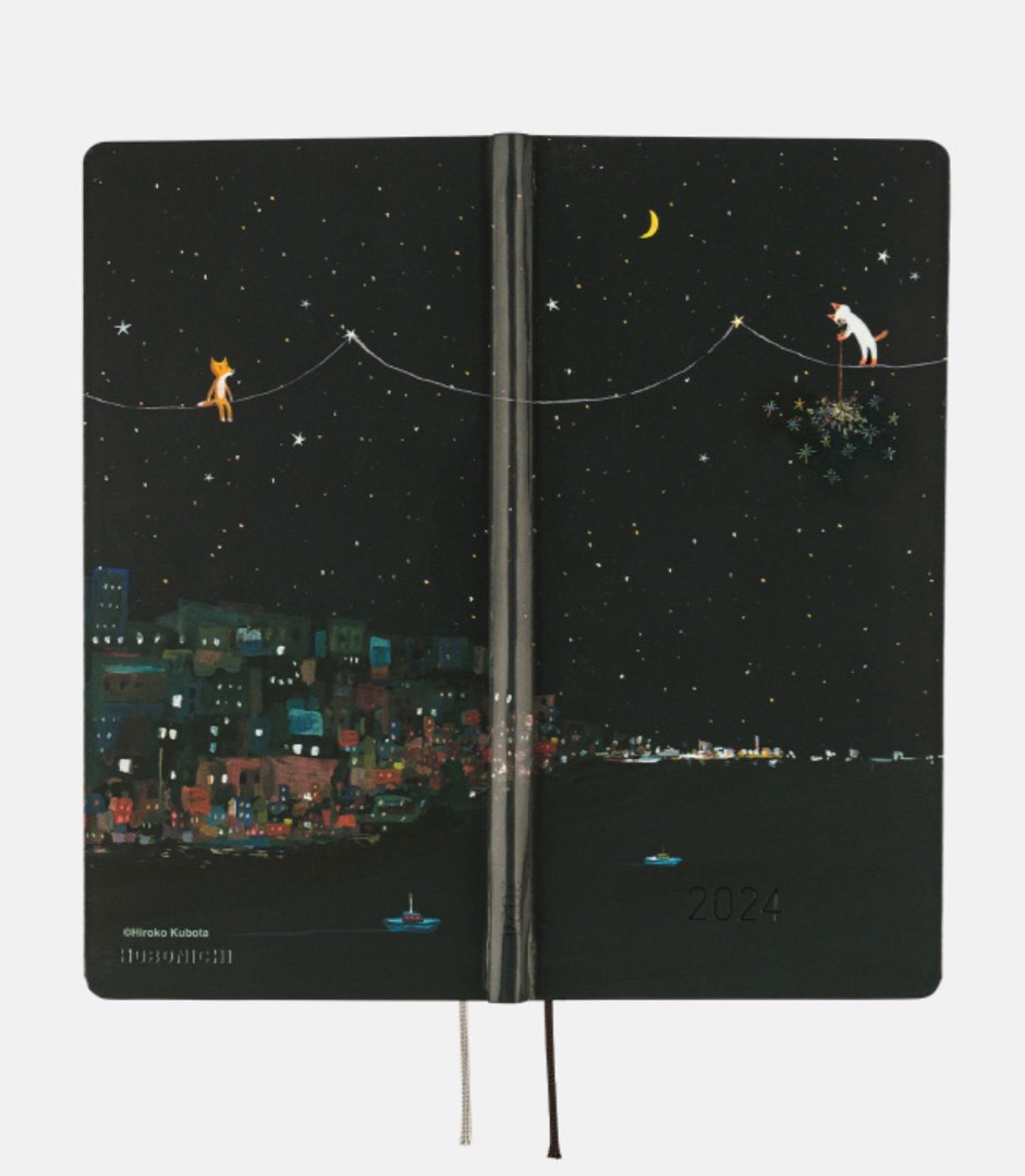Hobonichi Weeks 2024 English Another night of falling star sparklers