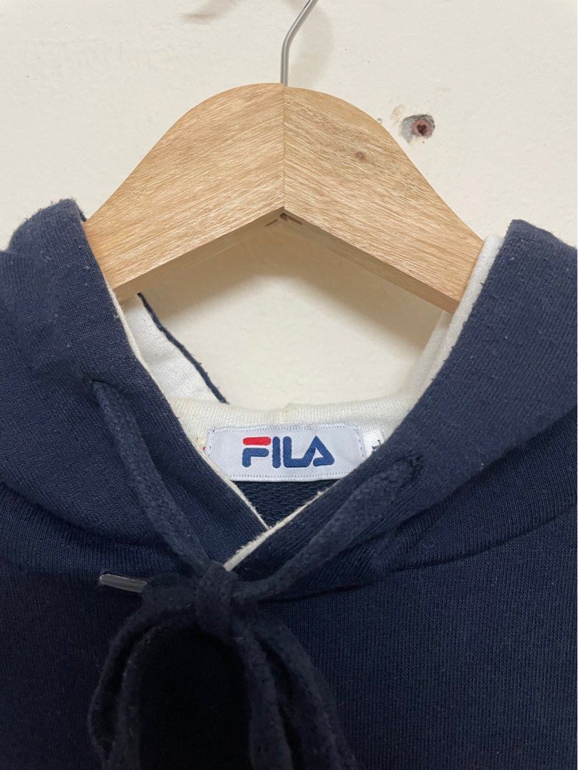 Fila sales striped hoodie