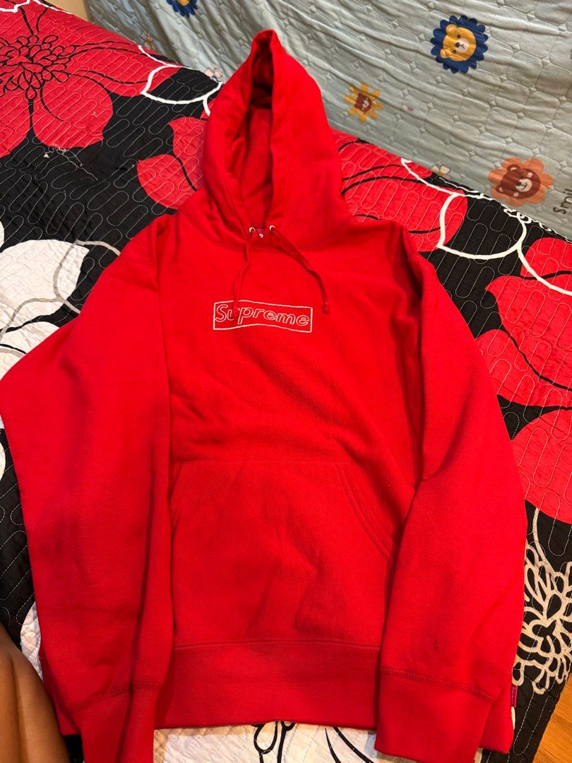 Supreme x kaws hoodie sales