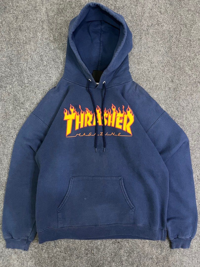 Hoodie Thrasher Fesyen Pria Pakaian Baju Luaran di Carousell