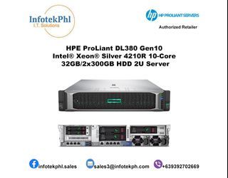 HPE ProLiant DL380 Gen10 Intel® Xeon® Silver 4210R (10-Core 32GB/2x300GB HDD 2U Server