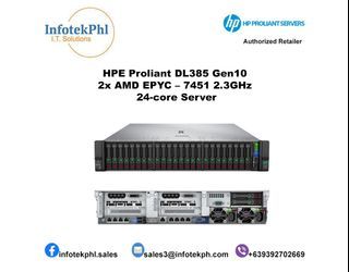 HPE Proliant DL385 Gen10 2x AMD EPYC – 7451 2.3GHz 24-core Server