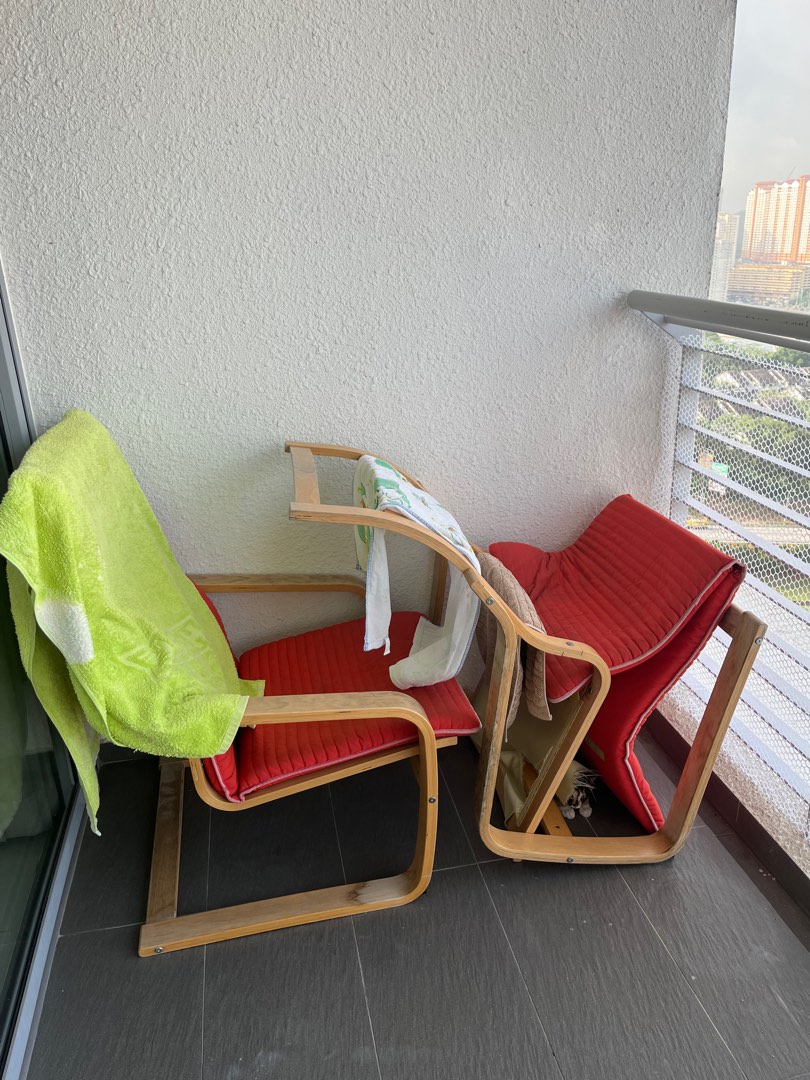 Ikea poang top chair outdoor