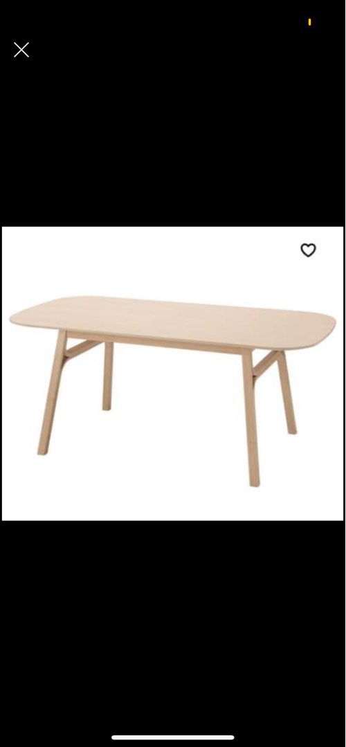Ikea Voxlov Table, Furniture & Home Living, Furniture, Tables & Sets on