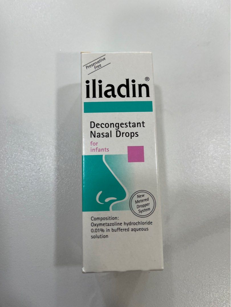 Iliadin Decongestant Nasal Drops for Infants / Babies, Health