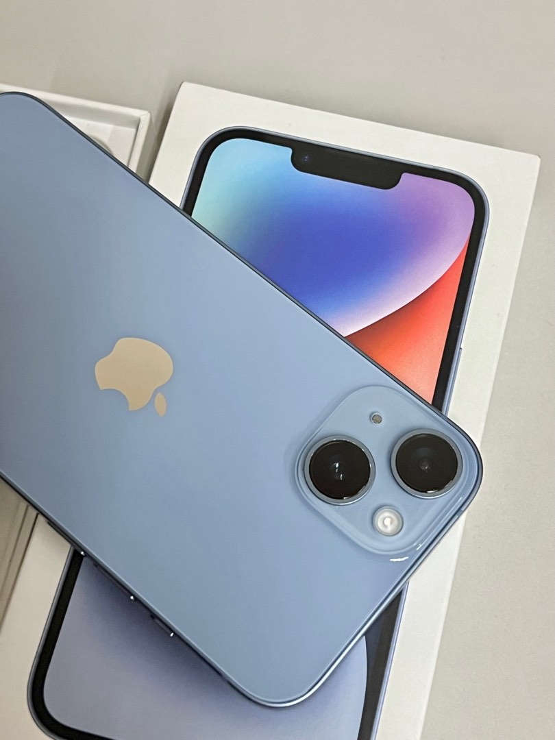 Iphone 14 -Blue/ 128gb Factory Unlocked, Mobile Phones & Gadgets ...