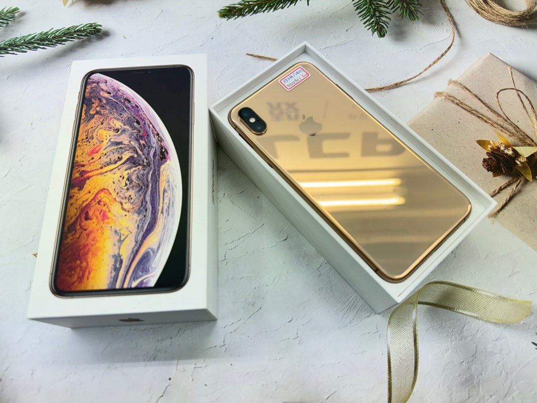 IPhone xsmax 256G金色IOS 14.0.1, 手機及配件, 手機, iPhone, iPhone