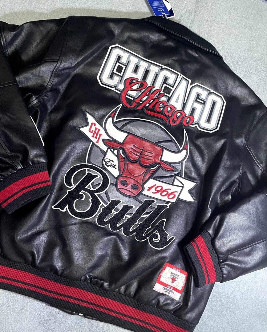 Jack Jones X NBA Chicago Bulls 1996 Full Leather Retro Jacket
