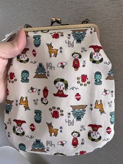 Last stock! Japan 🇯🇵 Kyoto limited gamaguchi sling bag