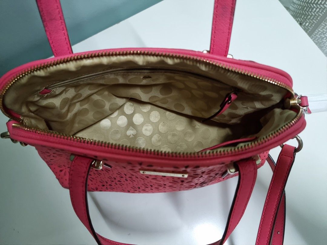 Kate spade coral handbag sales