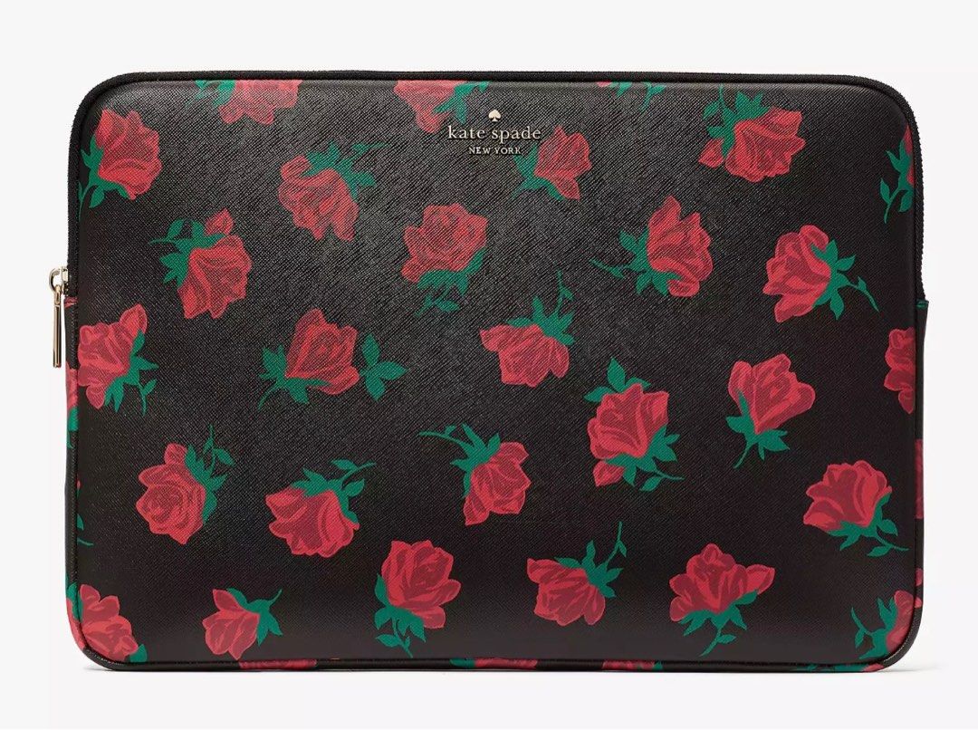 Kate Spade Laptop Sleeve (Category: Laptop Bags & Sleeves) located in Manila. Submitted by bagsetcofficial (Listing ID 1269714063, Image 2). Description: 🌹Kate Spade Madison Rose Laptop Sleeve 🌹 ✅ Brand new and original ✅ 💯 authentic Kate Spade item ✅ fits laptop up to 15inches ✅ material: saffiano pvc.