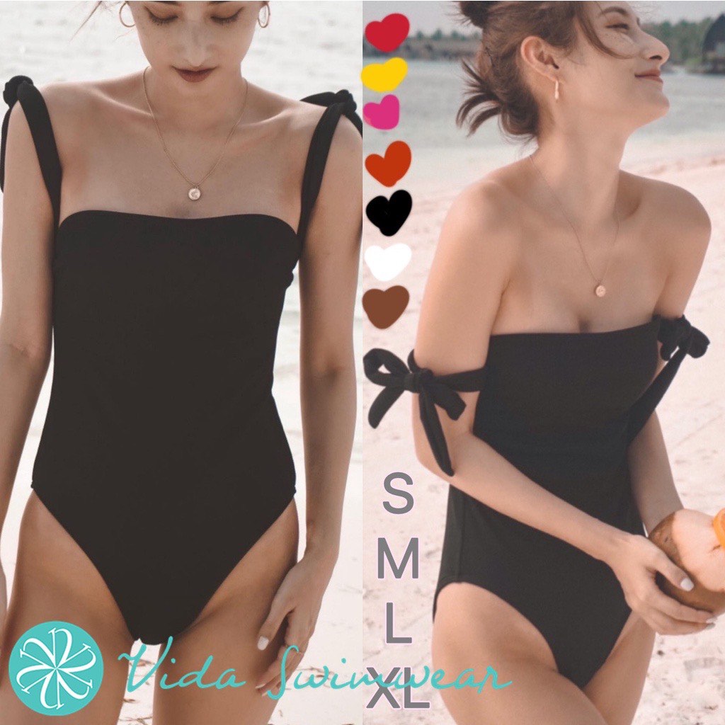 Printed Tie Up Lace Up Two Piece Swim Set main image 0