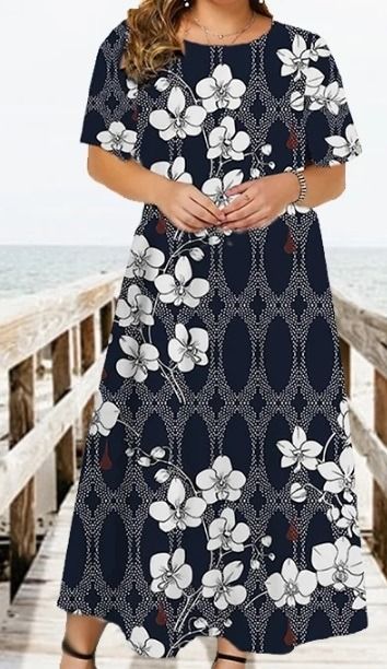 Casual dress for sale plus size ladies
