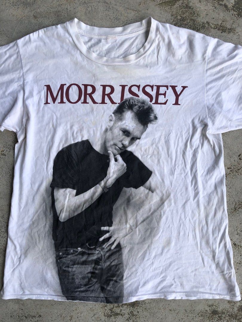 L Vintage MORRISSEY THE SMITHS 2016 asian tour shirt Men s Fashion Tops Sets Tshirts Polo Shirts on Carousell