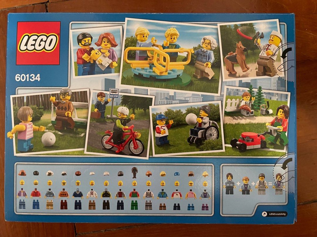 全新LEGO 60134 Fun in the Park - City People Pack, 興趣及遊戲, 玩具 & 遊戲類 ...