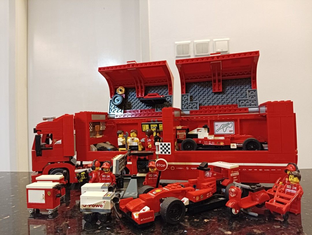 F14 t & 2025 scuderia ferrari truck