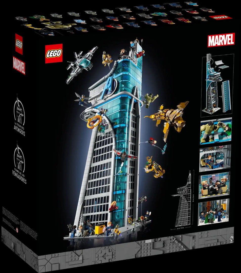 Lego avengers stark tower cheap