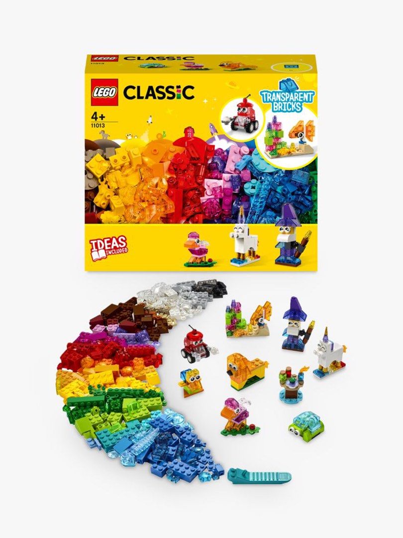 LEGO Ideas 11013- Creative Transparent Bricks, Hobbies & Toys, Toys & Games  on Carousell