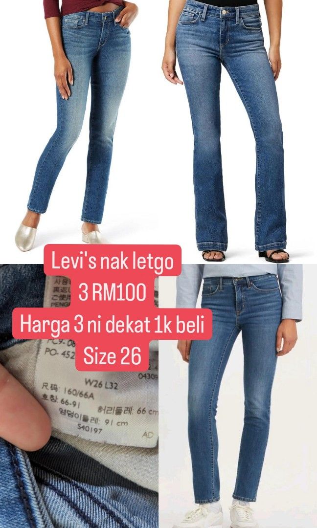 Levi s Jeans 3 for Rm100 Size 26