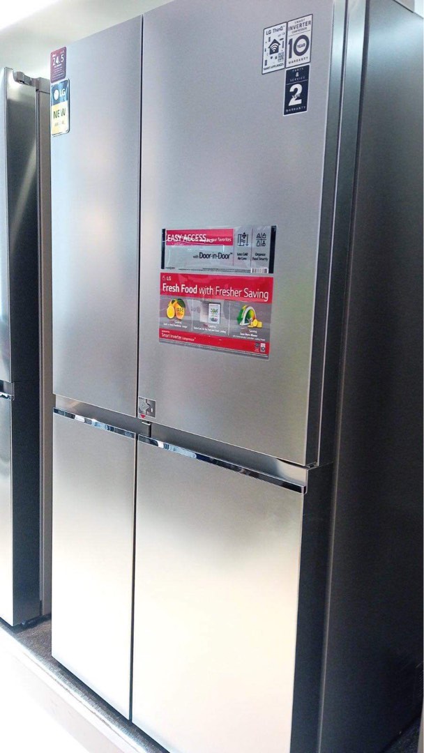 LG SIDE BY SIDE INVERTER REFRIGERATOR RVSB243PZ RVSB245PZ RVSM245NS RVSM245BM GRB22FTQVB, TV