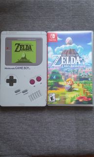 LINKS AWAKENING & GAMEBOY CASE SET