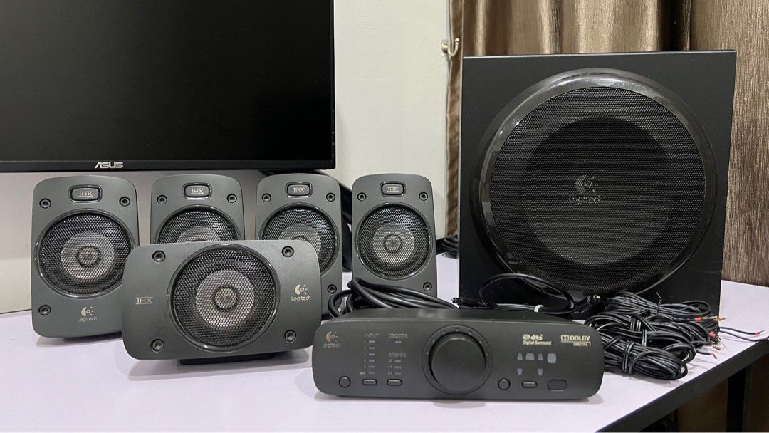Logitech Z906 5.1 Surround Sound Speaker System, Audio, Soundbars, Speakers  & Amplifiers on Carousell