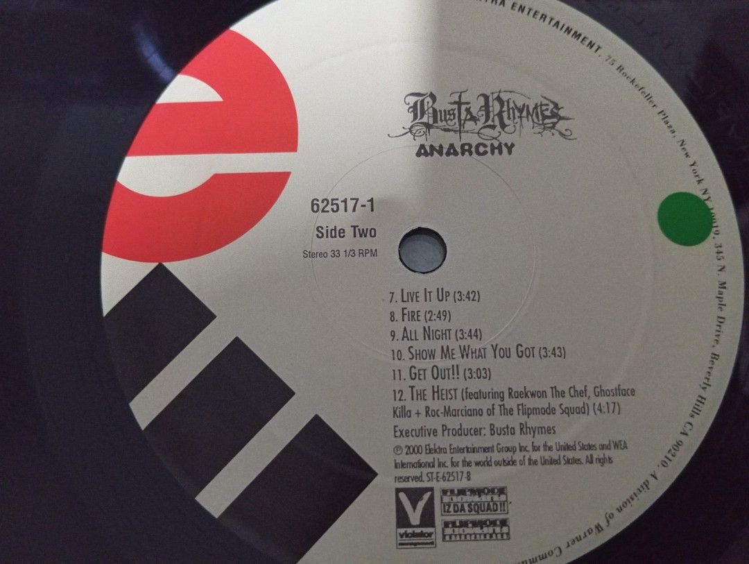 LP BUSTA RHYMES Anarchy, Hobbies & Toys, Music & Media, Vinyls on Carousell