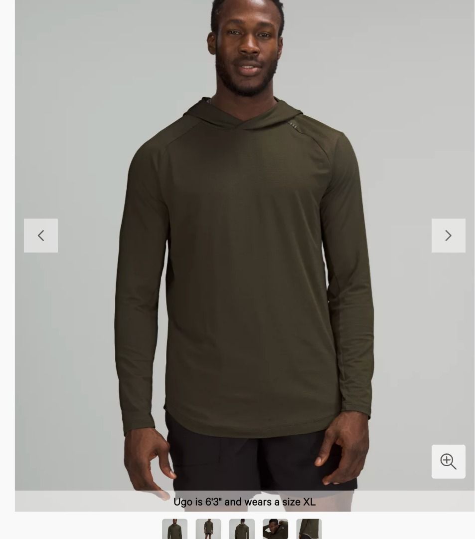 Lululemon Drysense Hoodie Men s Fashion Activewear on Carousell