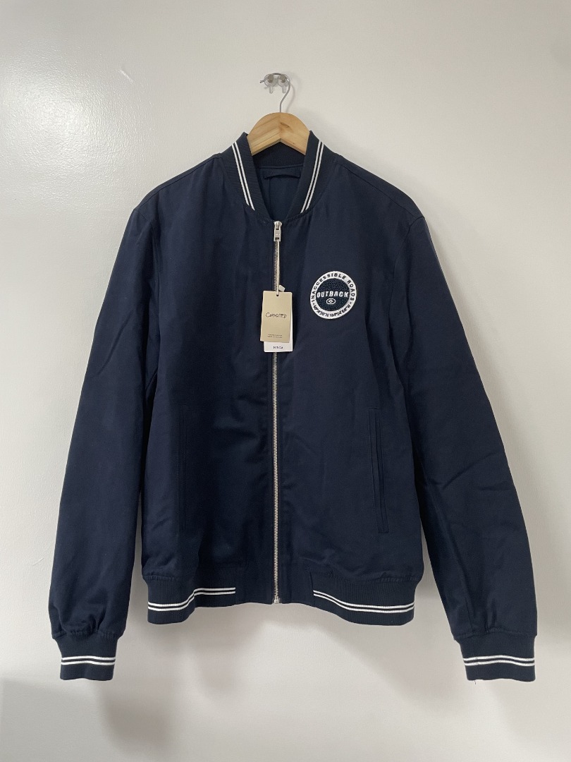 Mango Varsity Bomber Jacket Men s Fashion Coats Jackets and Outerwear on Carousell