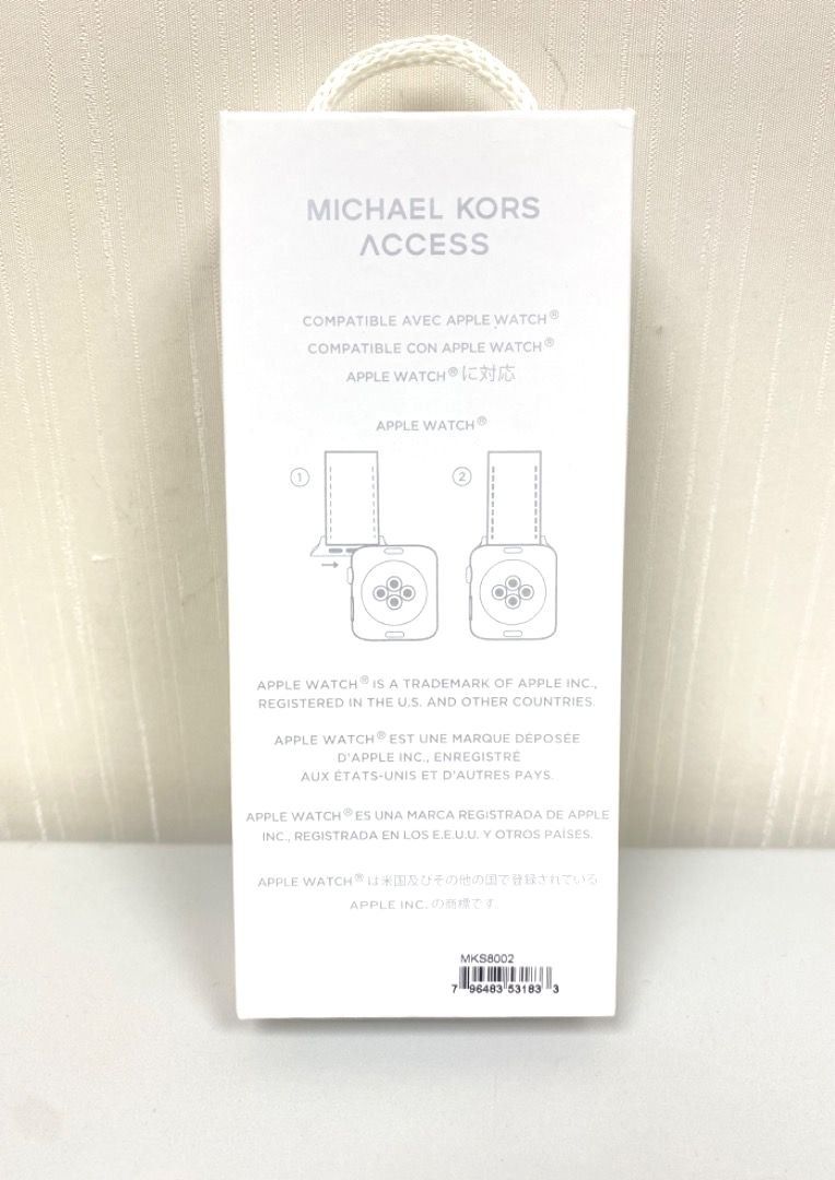 Michael Kors Logo Strap For 38/40mm Apple Watch® MKS8002, 名牌