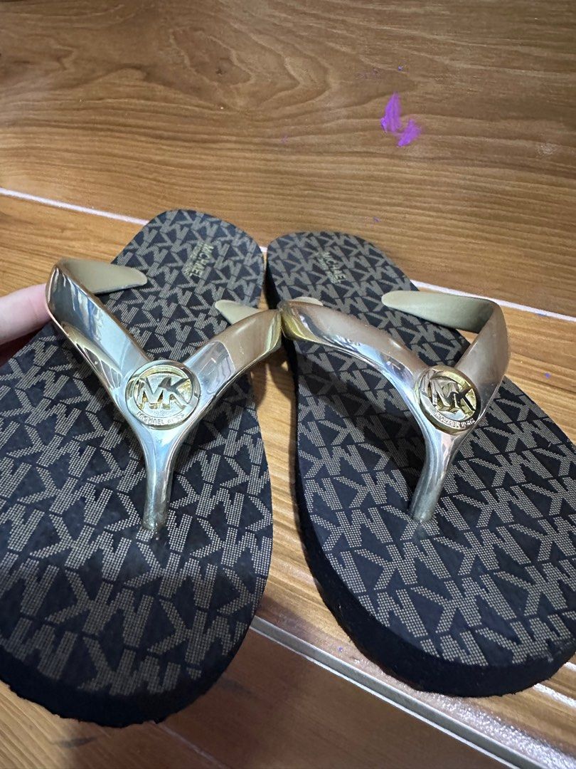 Michael Kors slippers Women s Fashion Footwear Flats Sandals