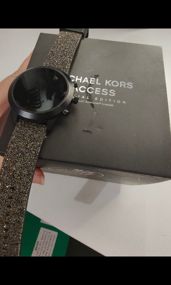 Michael kors smartwatch store swarovski