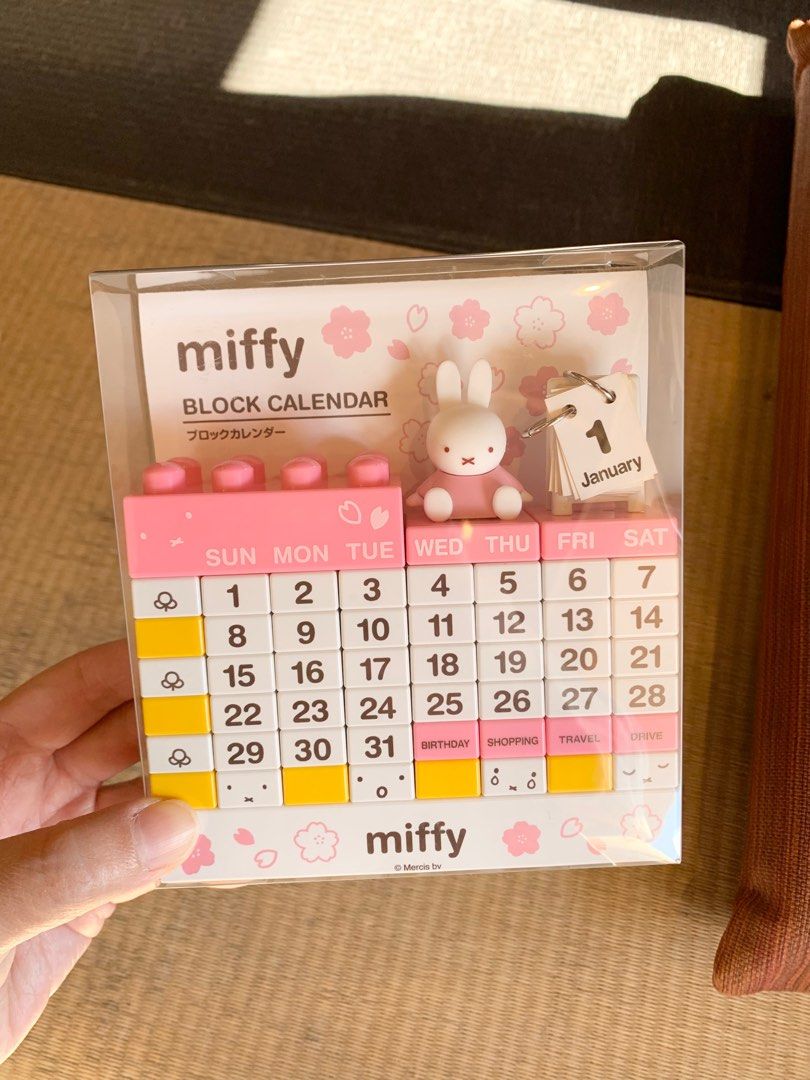 Miffy block calendar Hobbies Toys Memorabilia Collectibles