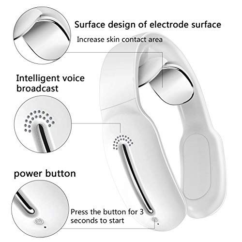 Electromagnetic Pulse Neck Massager Deep Tissue Cordless Massager