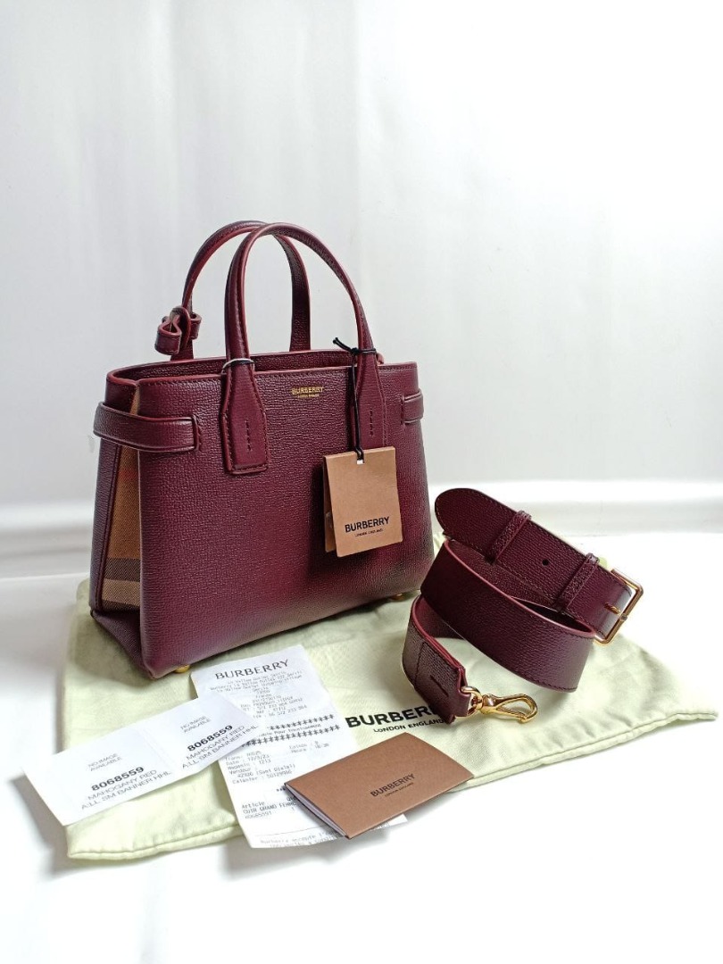 Burberry sale mahogany red