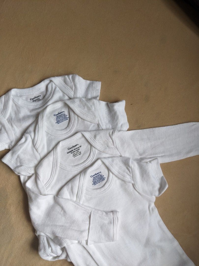 Newborn Gerber white romper R NB01 Babies Kids Babies Kids