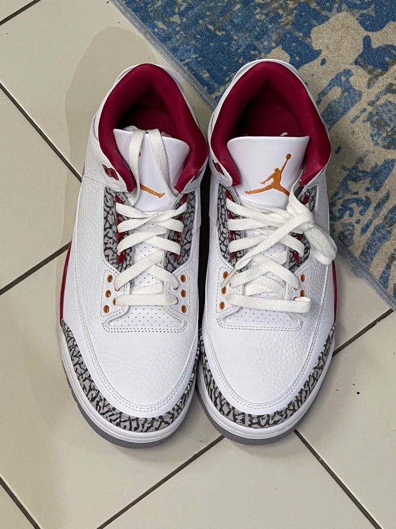Red white and blue jordan 3 sales